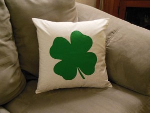 Shamrock Pillow