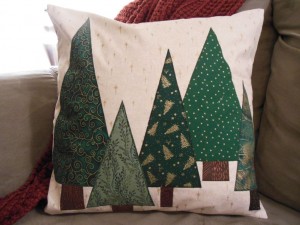 Tree pillow square