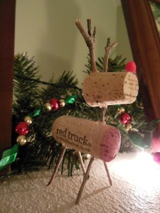 Wine Cork Reindeer 1