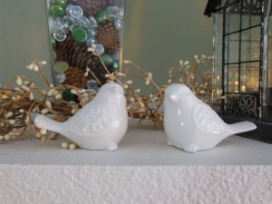 Winter Mantel 2014 - birds