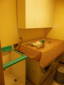 Laundry Room - in progress 2